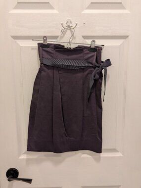 Babaton by Aritzia High-Waisted Tie-Front Mini Skirt - Size 2